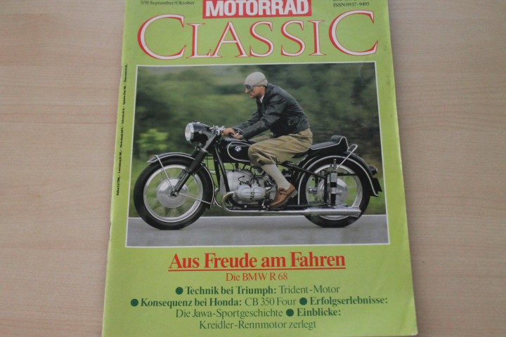 Deckblatt Motorrad Classic (05/1991)